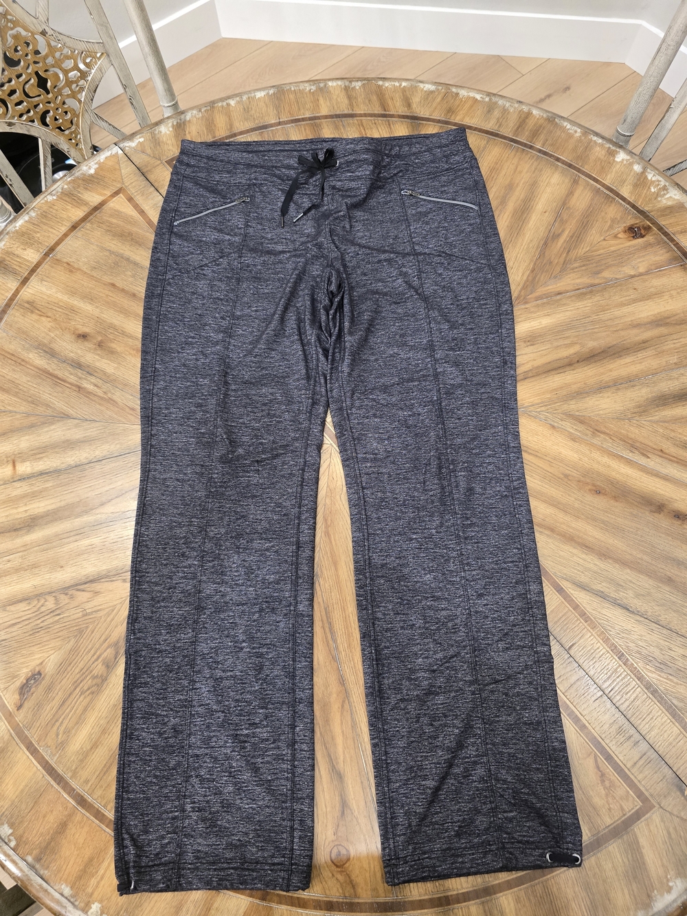 Athleta Metro Slouch Reflex Jogger Pants - Heather Charcoal, Charcoal & Blue, XL - Picture 6 of 15